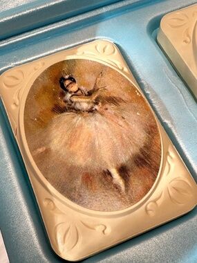 Vintage Avon “Scenes de Ballet” Beauty in Motion Soap Set | Ballerina Decal Soap